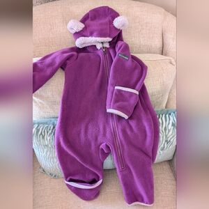 2/$12 Columbia Bear Suit Purple Fleece